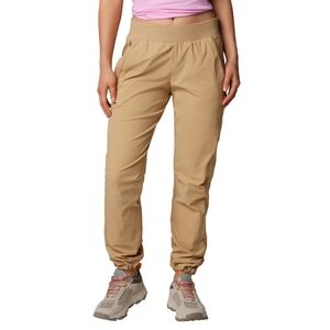 Columbia NWT Women's Trail Pant Tan Joggers UPF 50+ Sun Protection  Size XXL